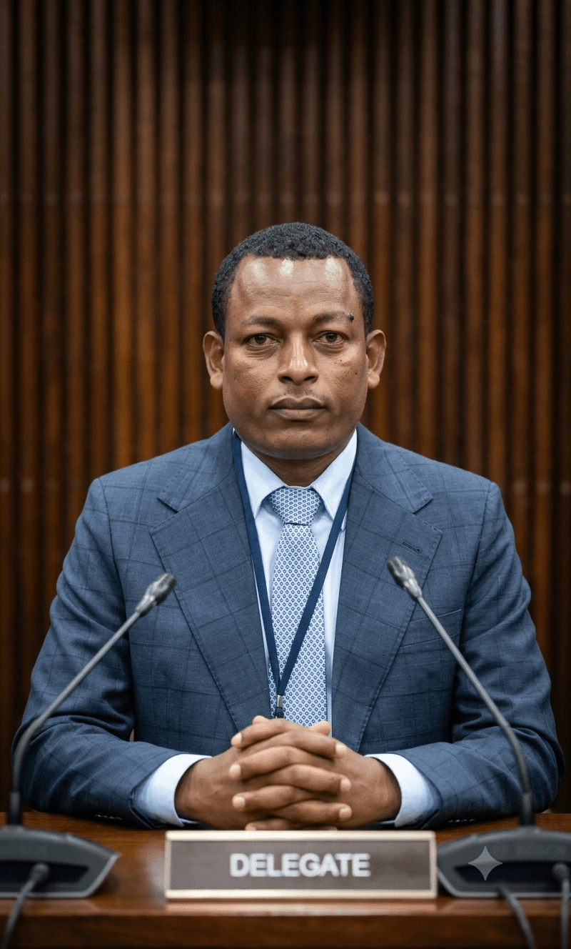 Portrait of Dr Addisu Fekadu Andeta