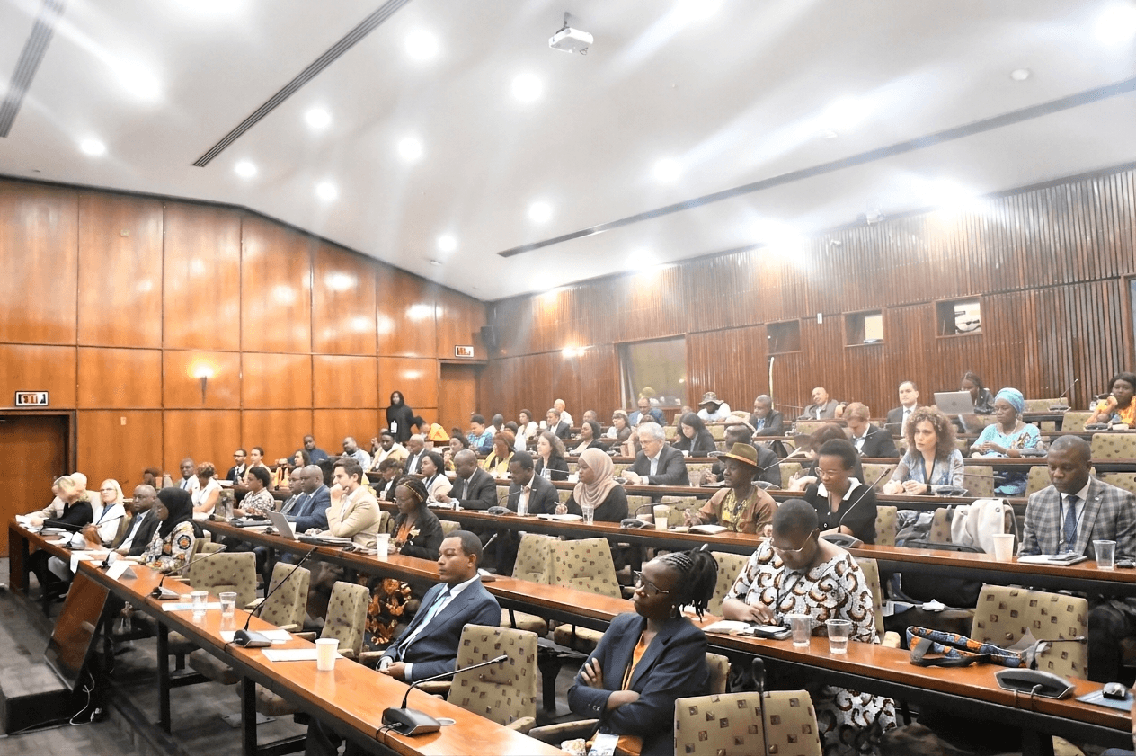 Delegates seated in the Science Forum South Africa auditorium